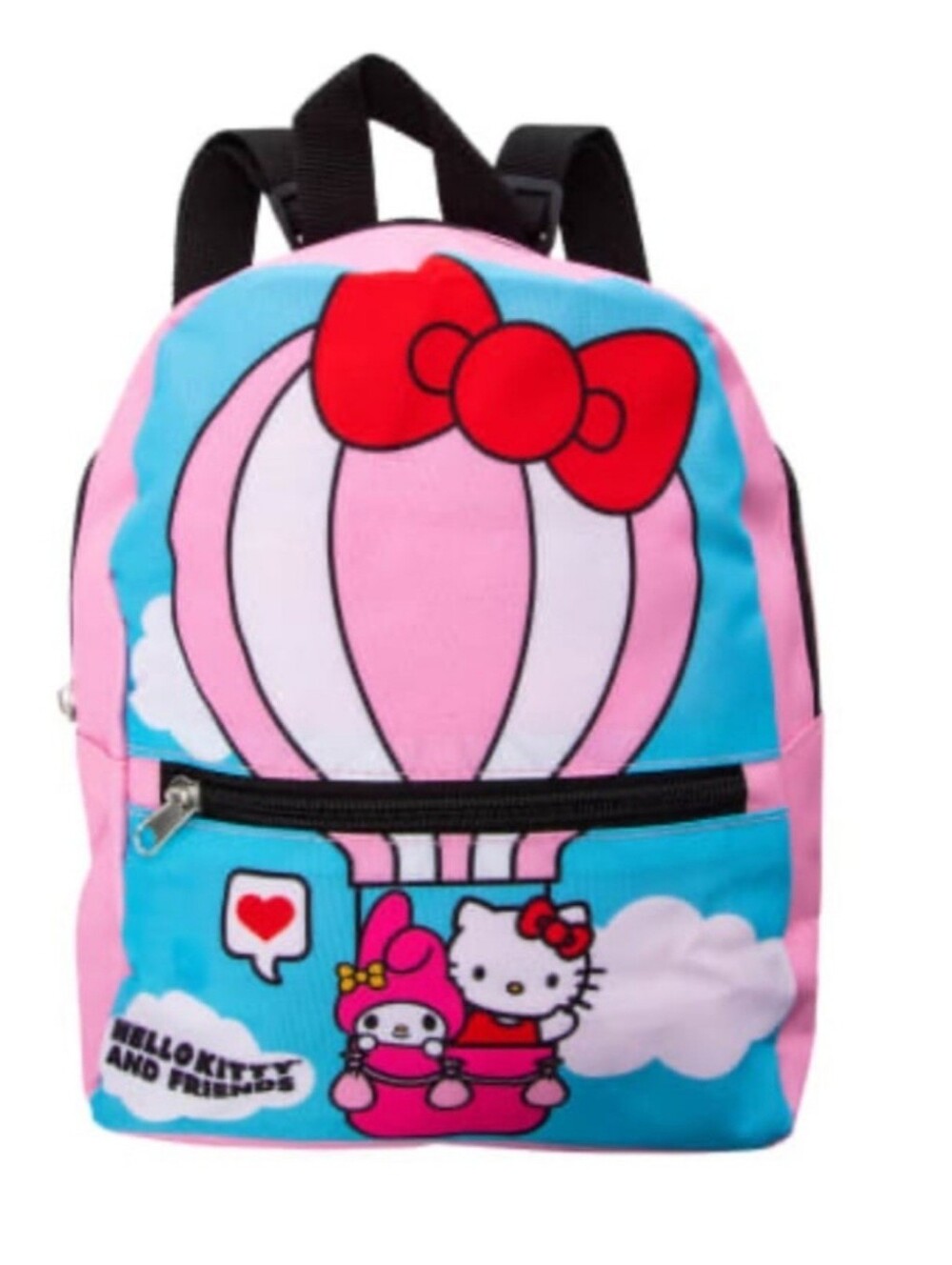 NWT Hello Kitty Hot Air Balloon Backpack - Pink & Blue